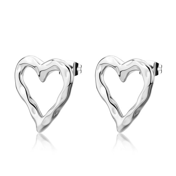 Earrings Sagapo Woman in Steel SMO23 - SMO23
